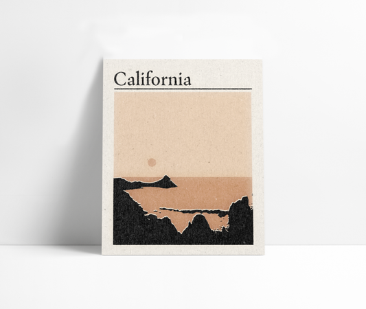 'California' Print: 11" x 14"