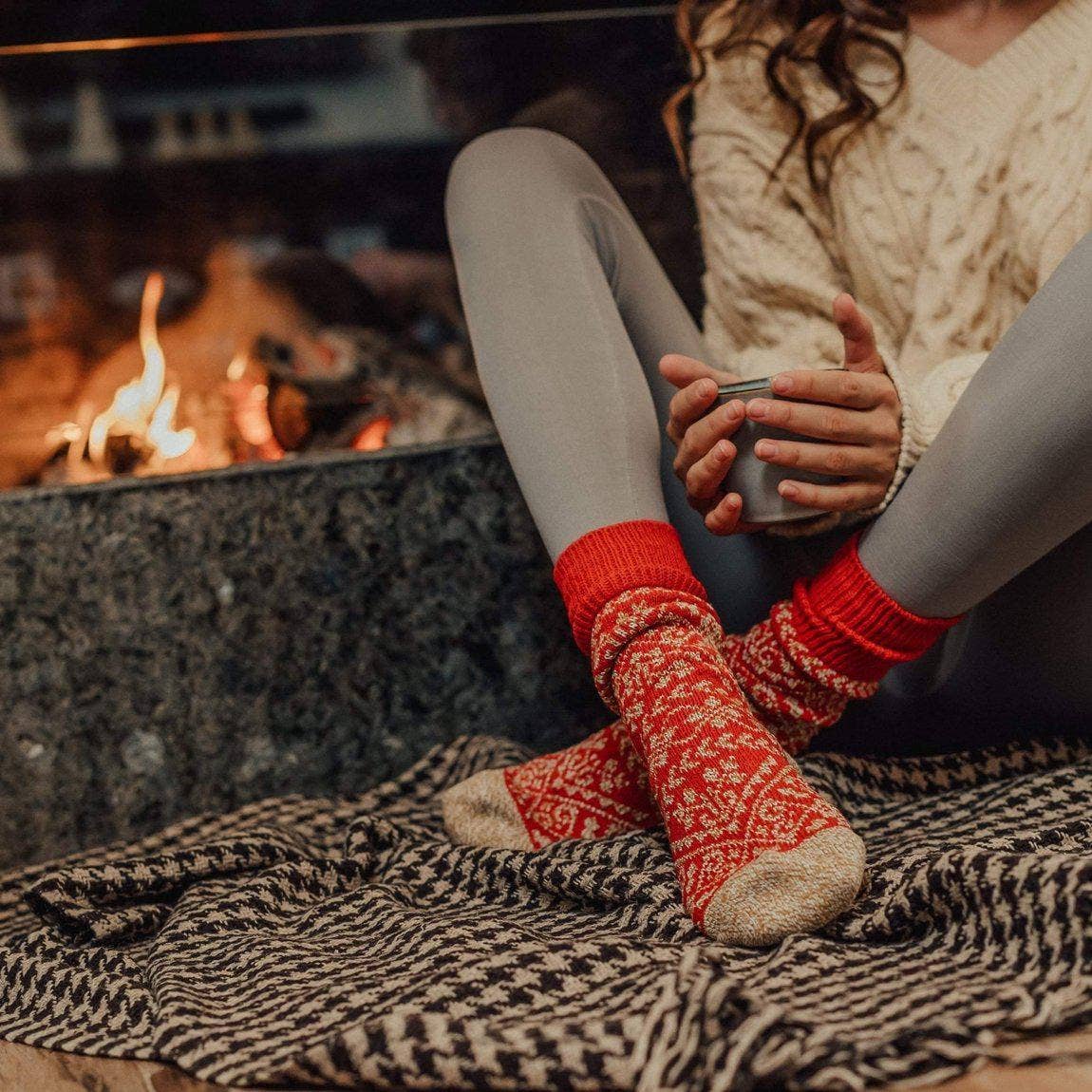 Nordic Socks Red