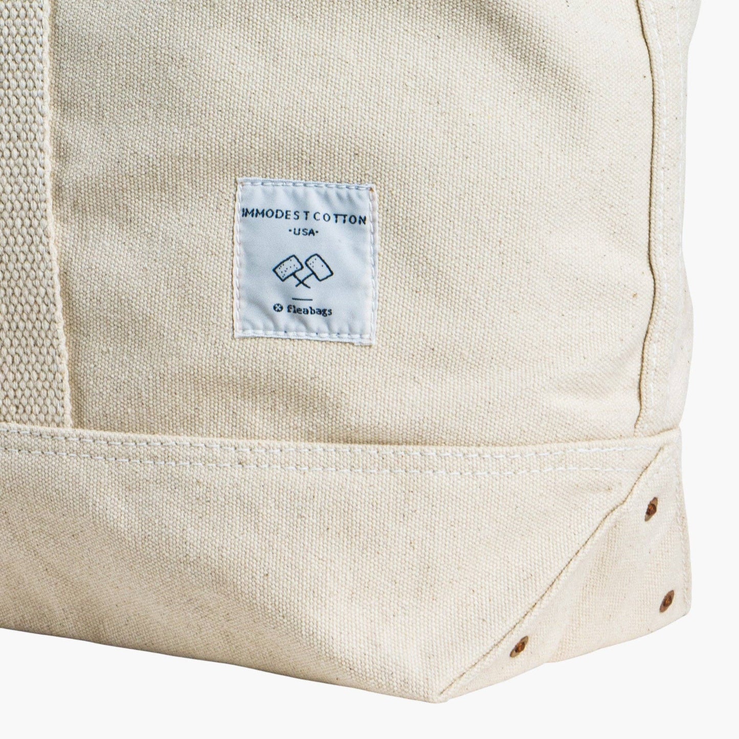 Large East West Tote | Natural
