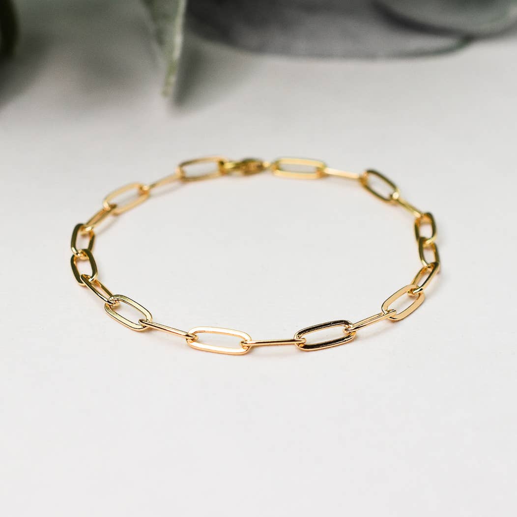 Luxe Paperclip Chain Bracelet