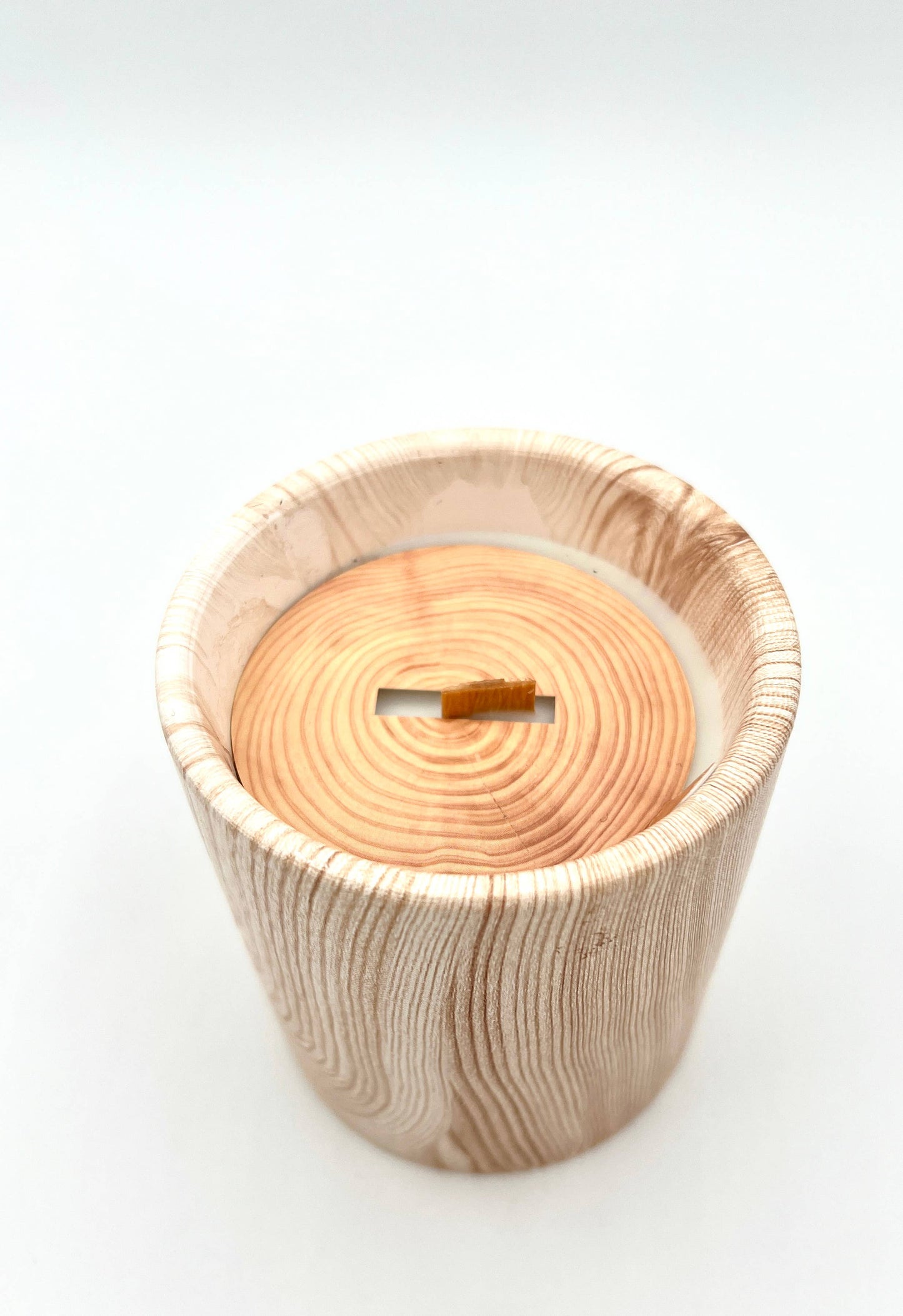 Ceramic Wood Hinoki Scented Candle