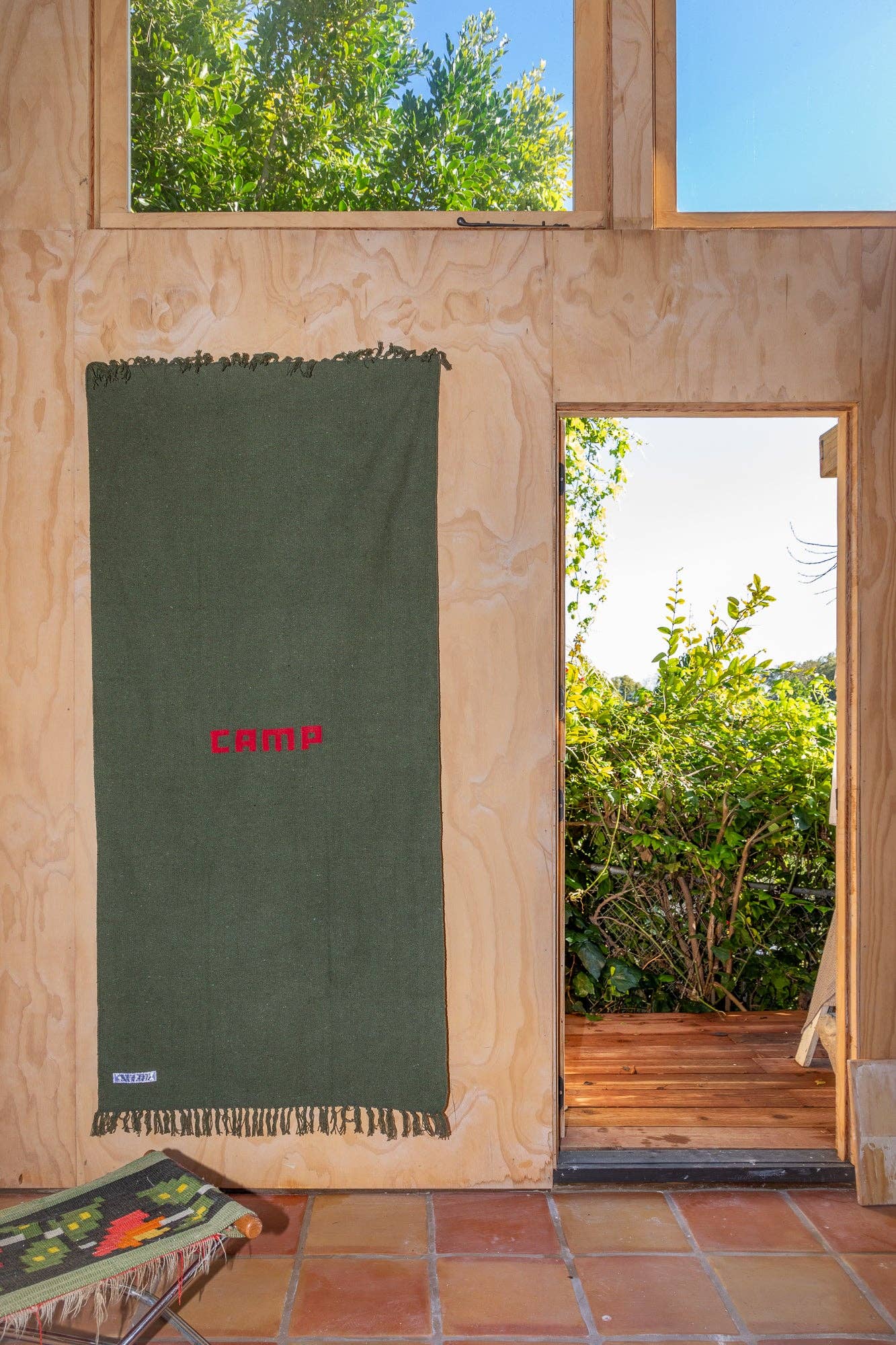 Recycled Yarn Camp Rug