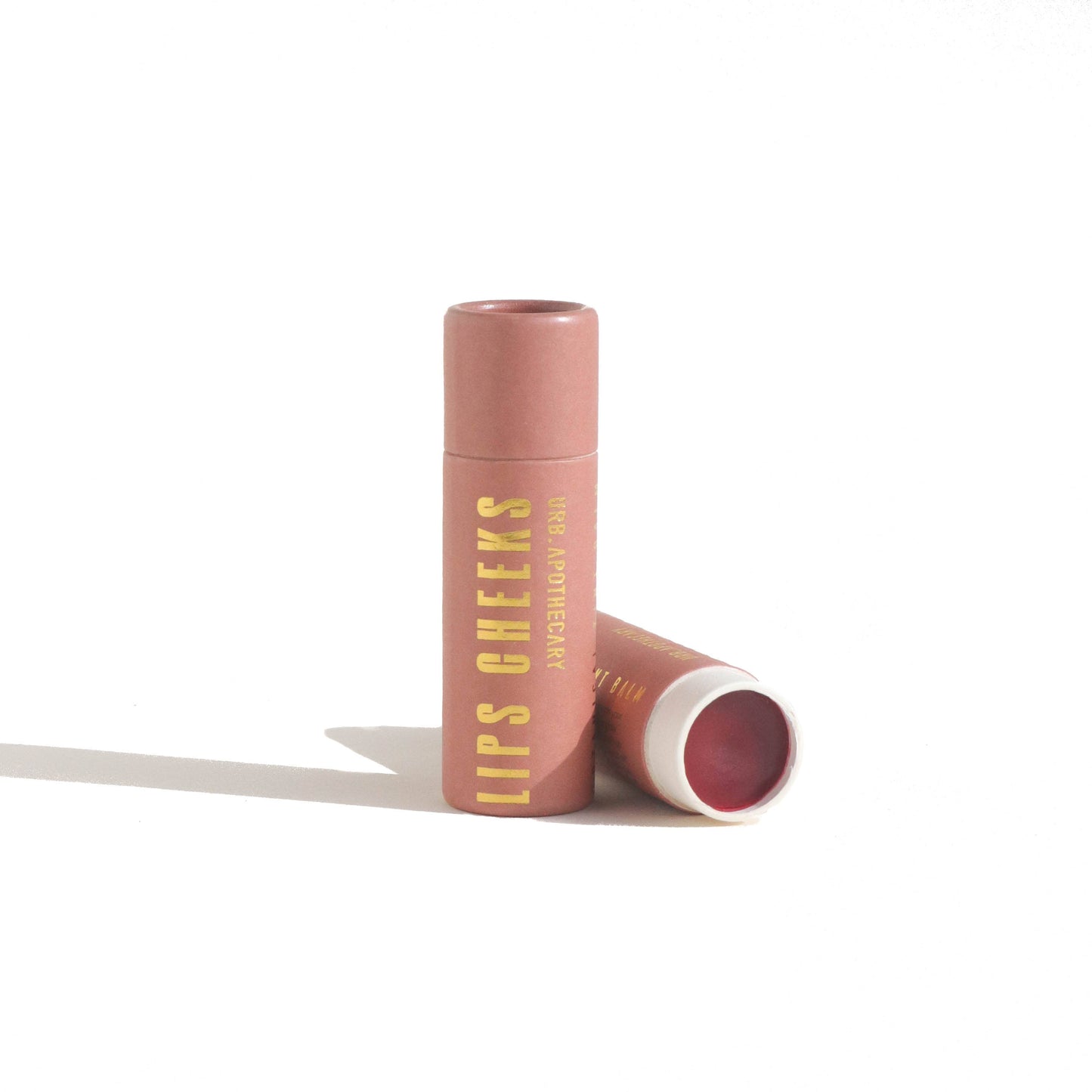 LIPS CHEEKS TINT IN BIODEGRADABLE TUBE - MINIMALIST MAKEUP: BEESWAX