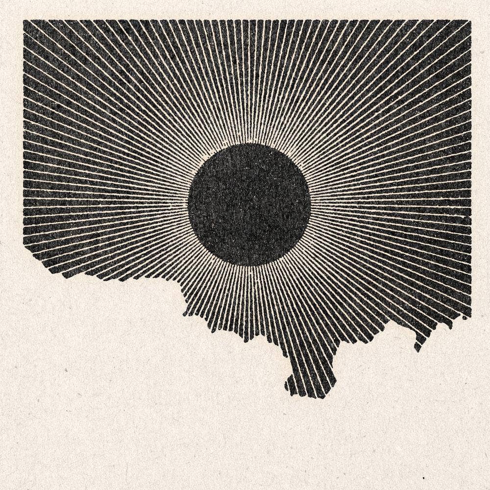 'The Rain' Print: 11" x 11"