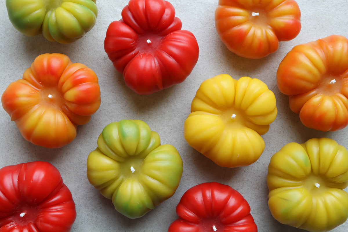 Heirloom Tomato Beeswax Candle