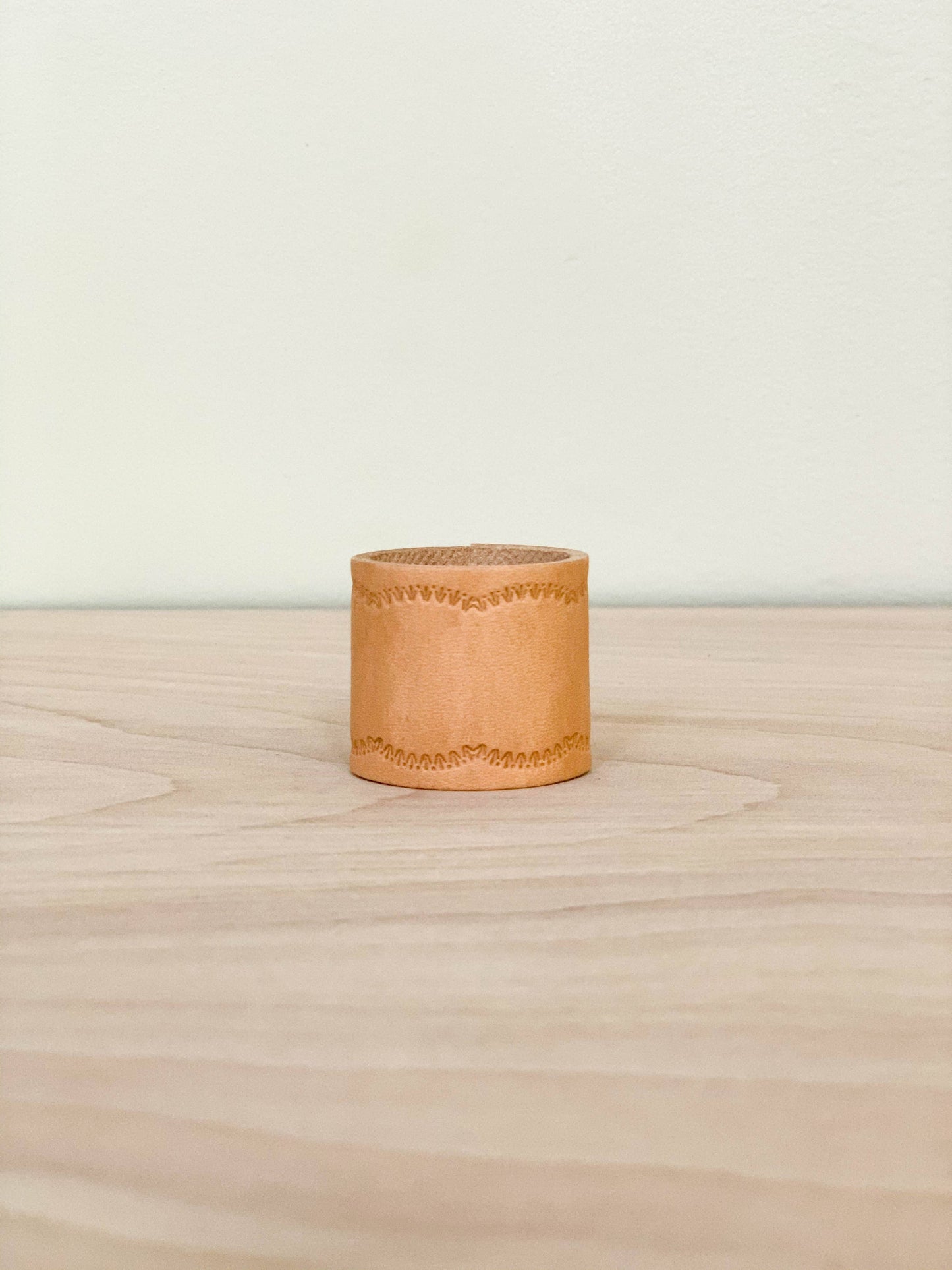 Leather bandana slide