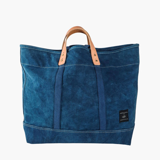 Large East West Tote | Indigo
