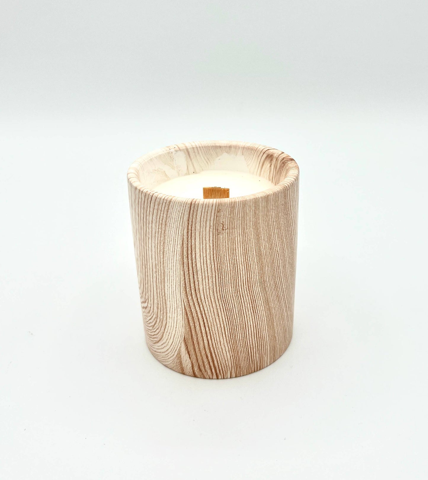 Ceramic Wood Hinoki Scented Candle