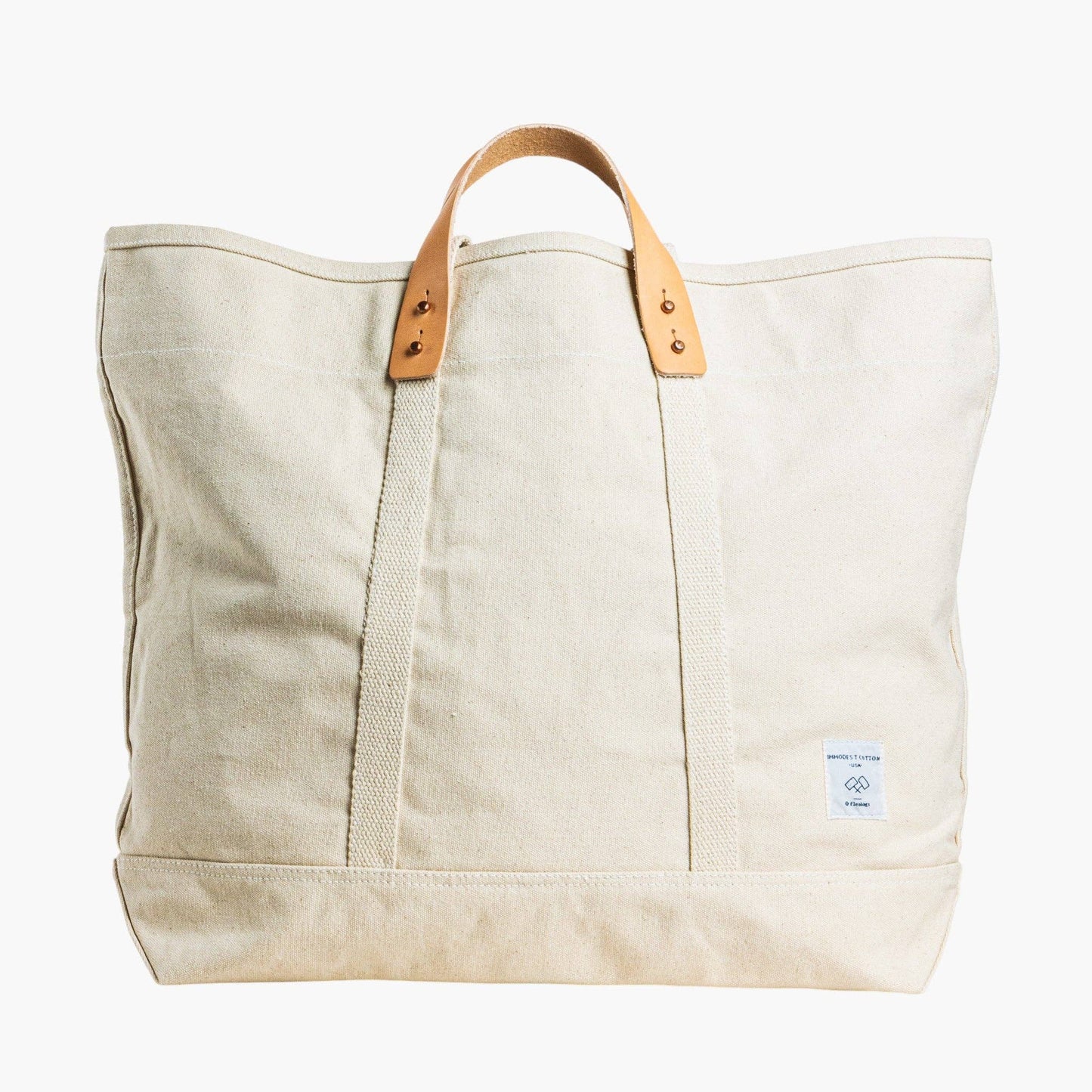 Large East West Tote | Natural