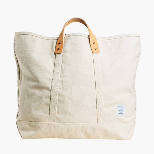Large East West Tote | Natural