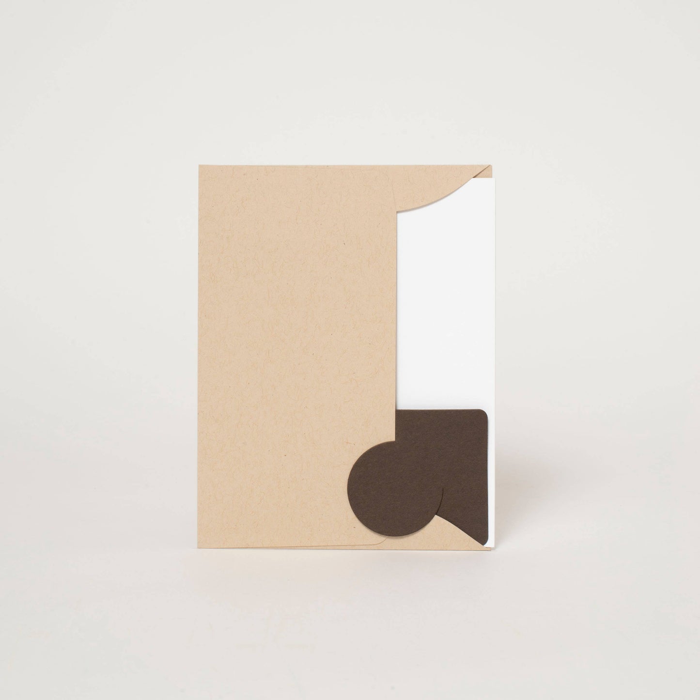 New Baby Bear Letterpress Greeting Card by Fugu Fugu