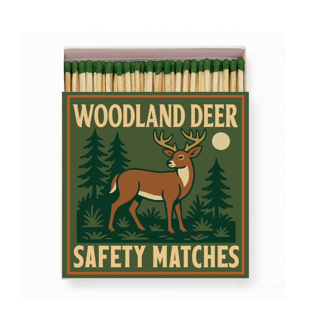 Woodland Deer Safety Matches / Camp Critters Series