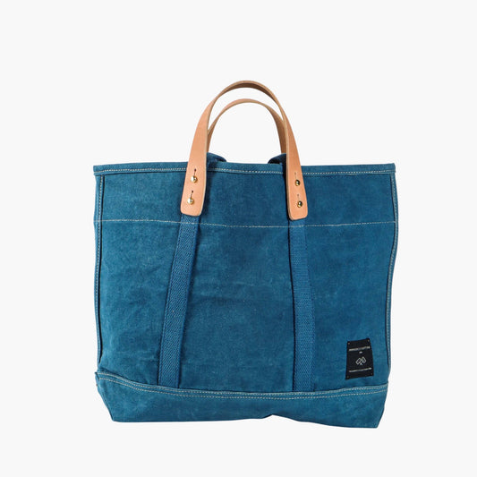 Small East West Tote | Indigo