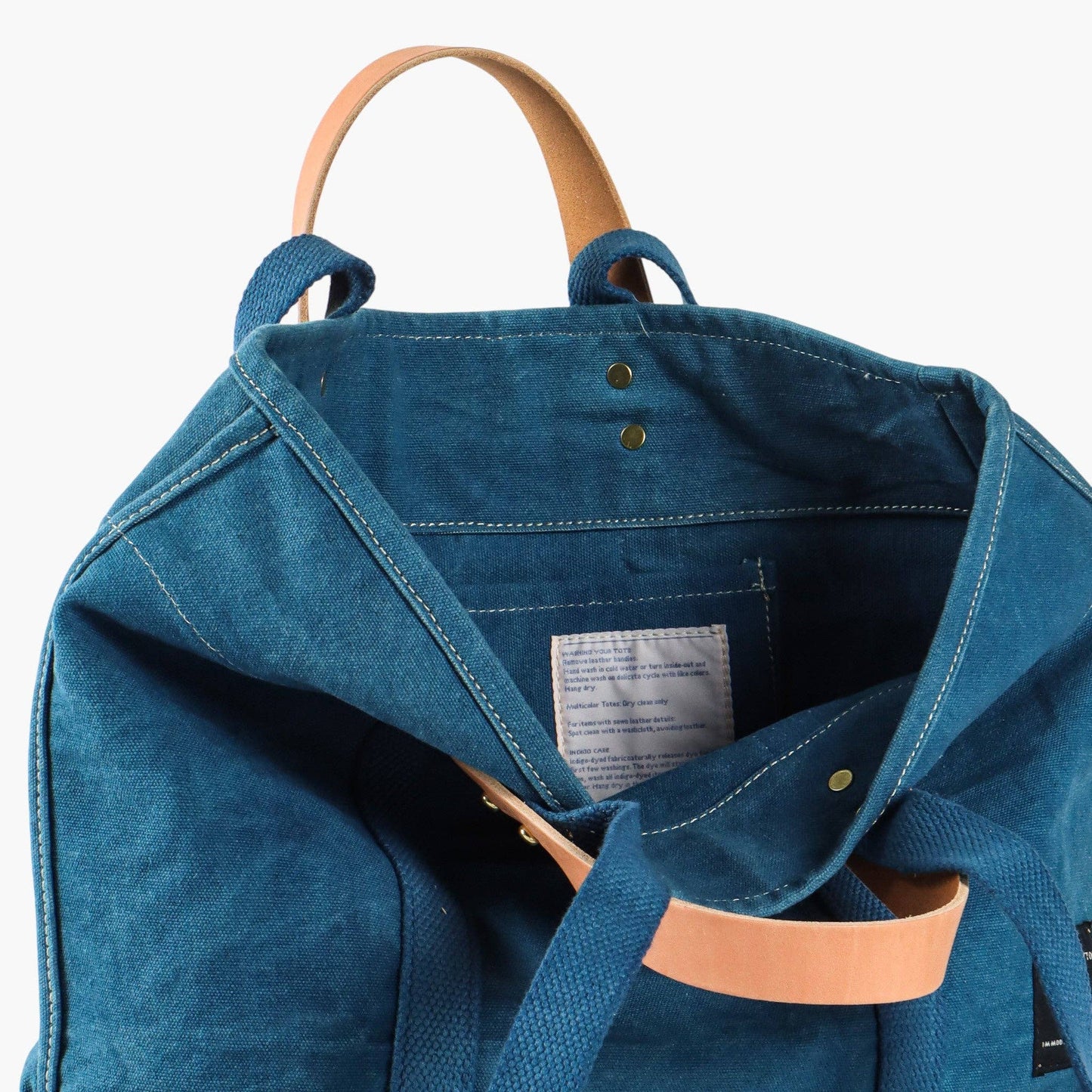 Small East West Tote | Indigo