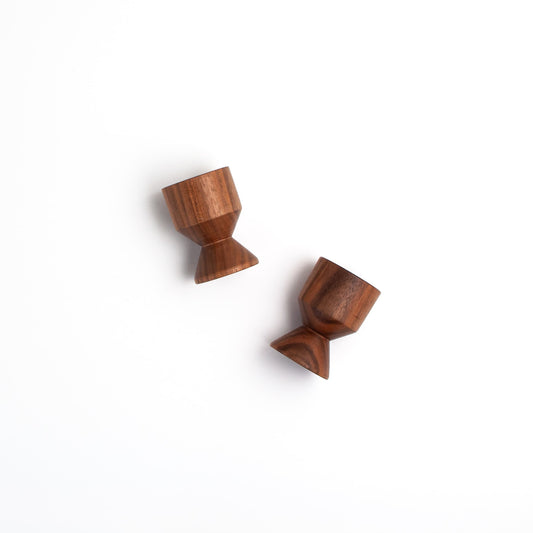 Walnut Wood Egg Cup - Kitchen Serving Utensil