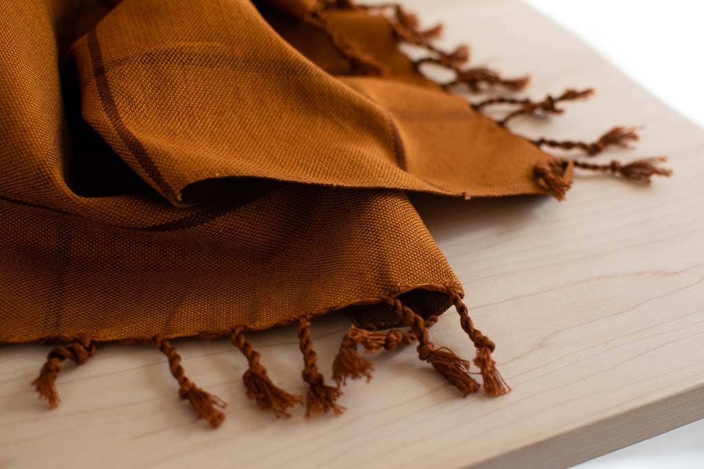 Oversized Woven Hand Towel in Sienna