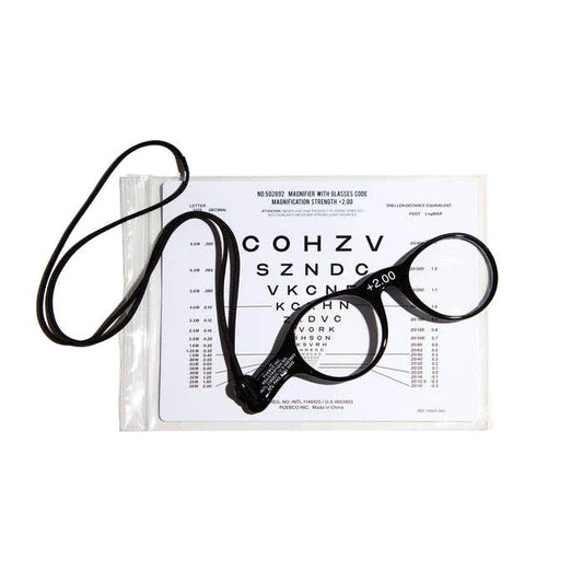 MAGNIFIER WITH GLASSES CODE