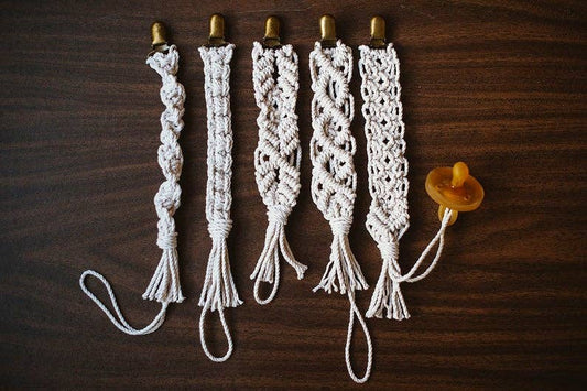 Macrame Pacifier Clip