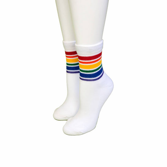 Athletic Rainbow Pride Socks