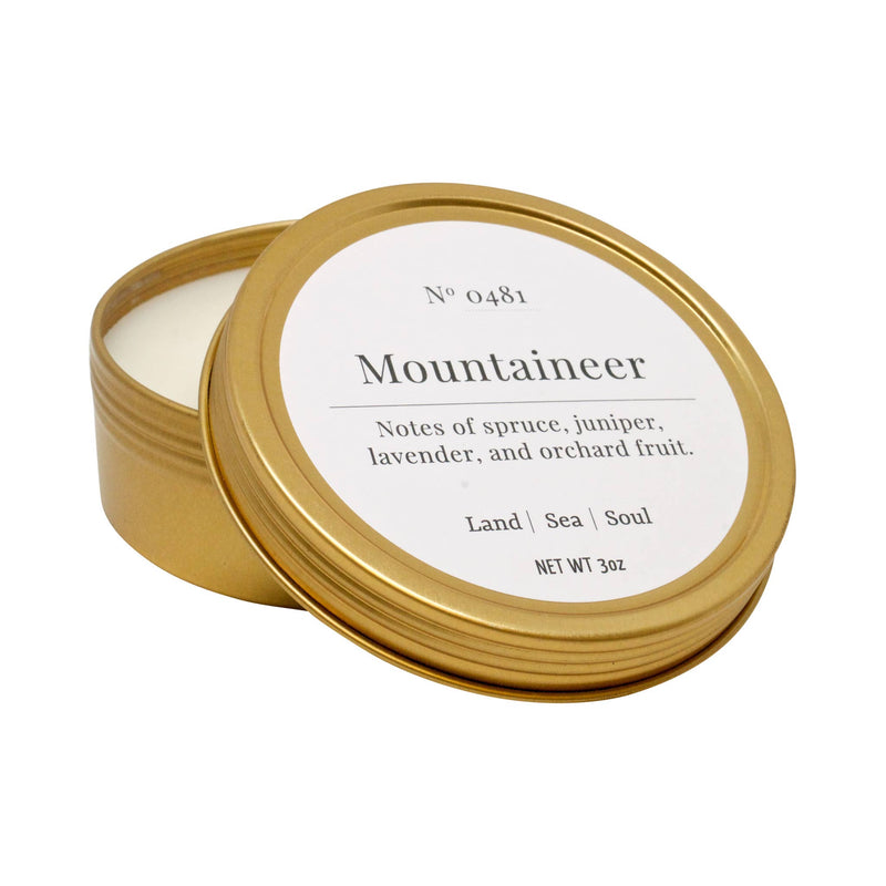 Mountaineer Travel Candle