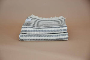 Oversized Turkish Towel Abyss Stripe