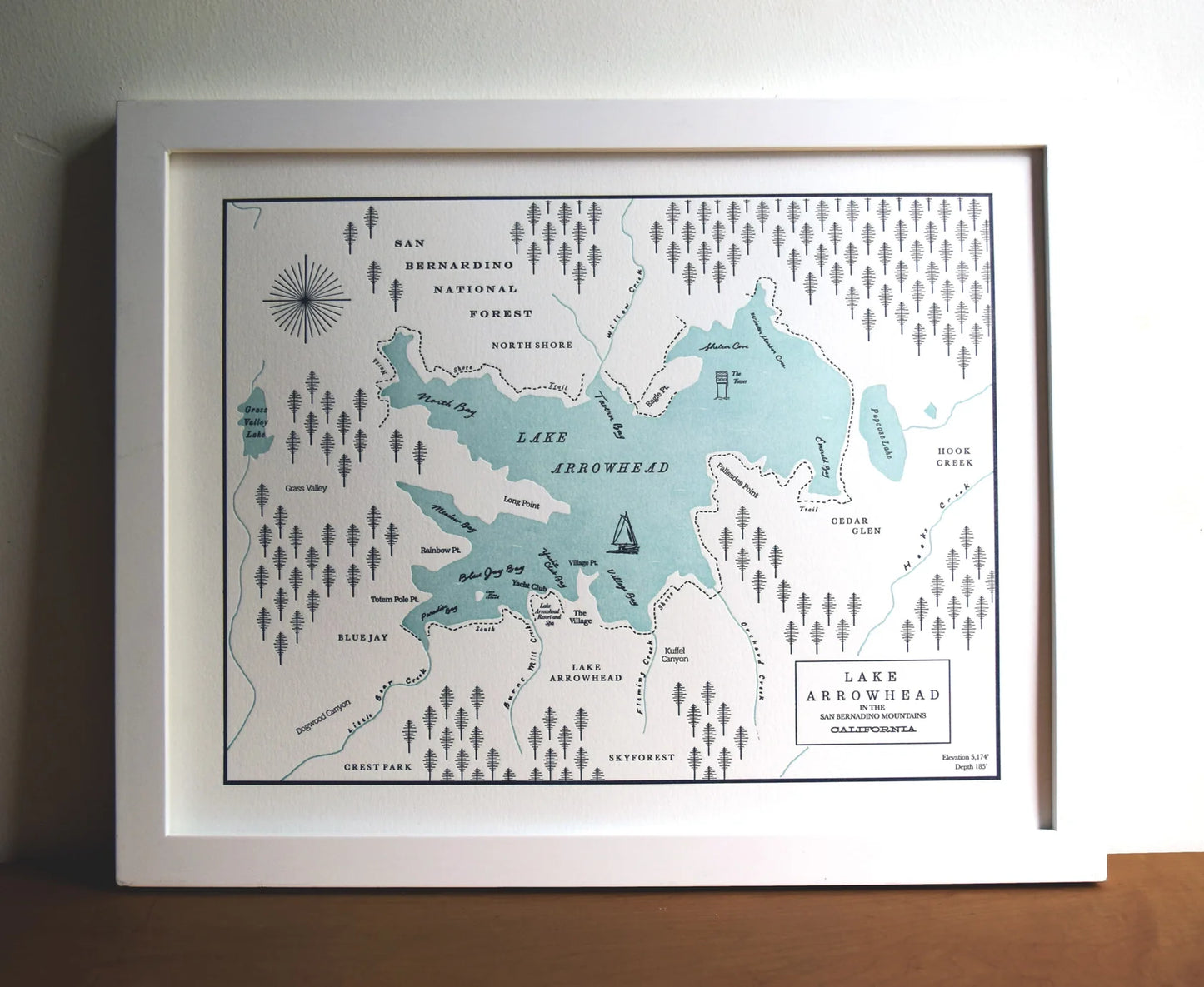 Lake Arrowhead Map