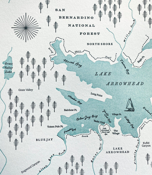 Lake Arrowhead Map